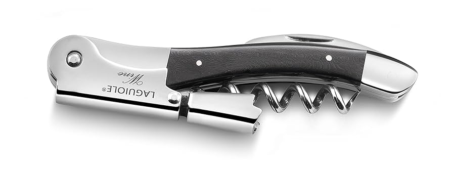 Laguiole FOIL CUTTER Corkscrew 巨人2007優勝 Forge de Laguiole Pinot Noir Corkscrew with Damascus Foil